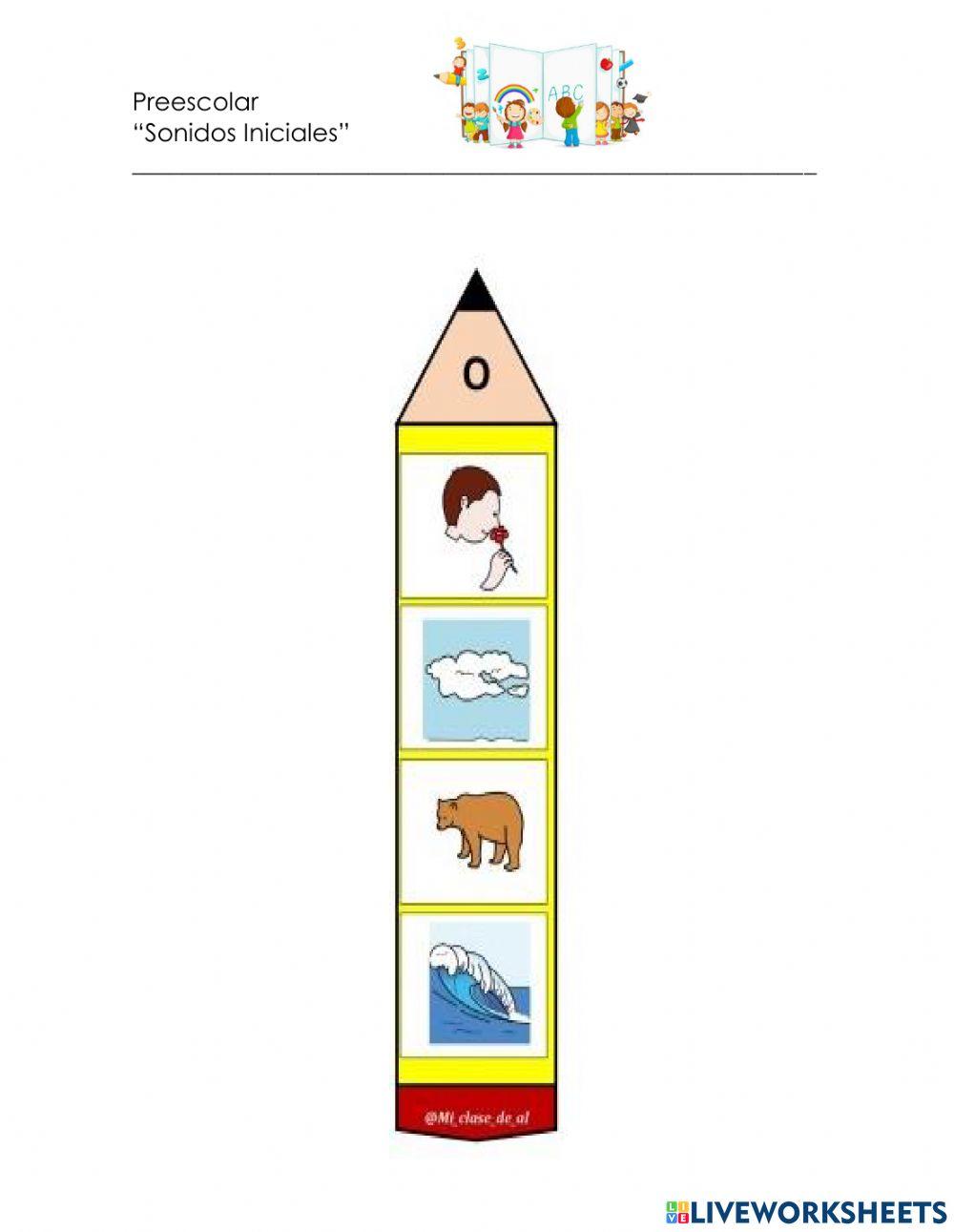 Sonidos iniciales exercise Live Worksheets Sonidos iniciales exercise Live Worksheets
