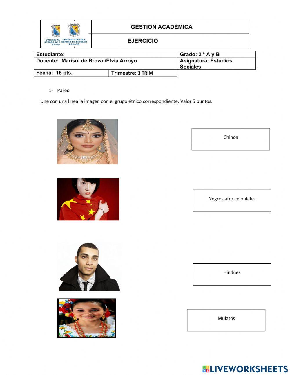 Ejercicio de sociales