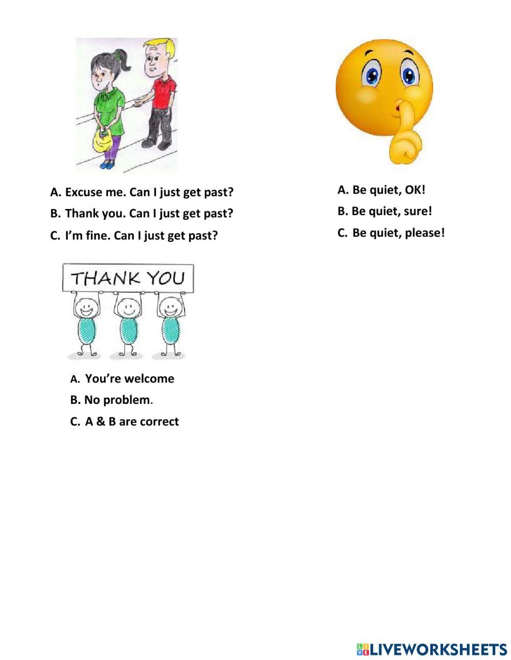 English plus starter - unit starter - vocabylary