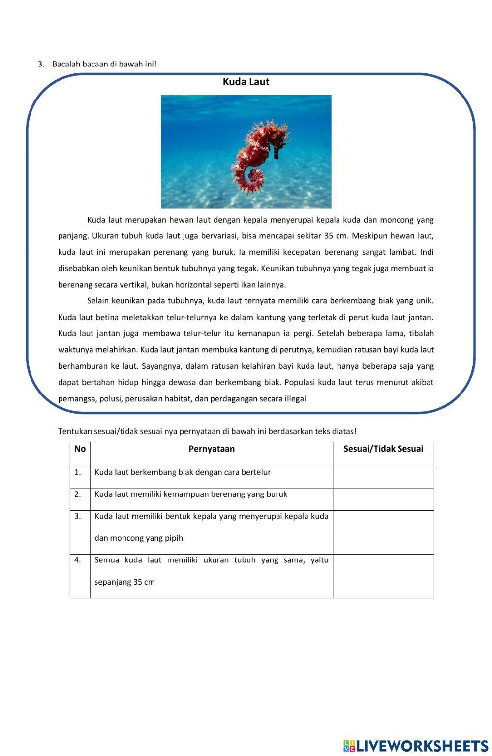 Latihan Soal AKM Literasi 1