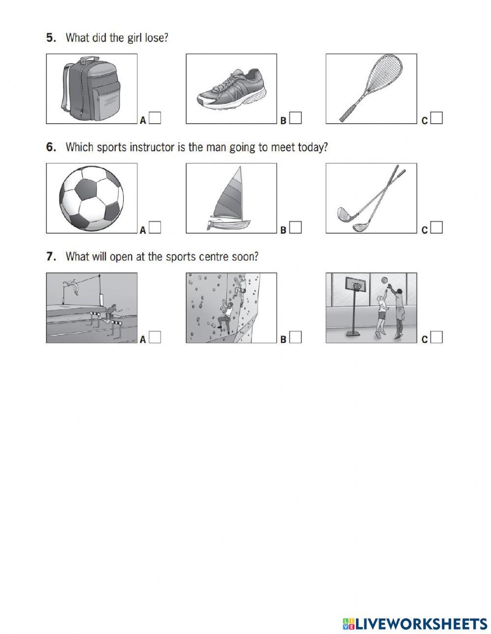 Lesson 18 - PET Listening Exam