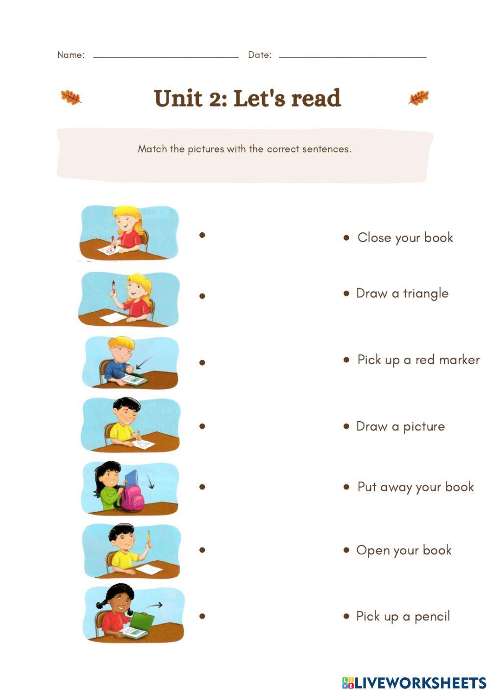 Unit 2: Let's learn more