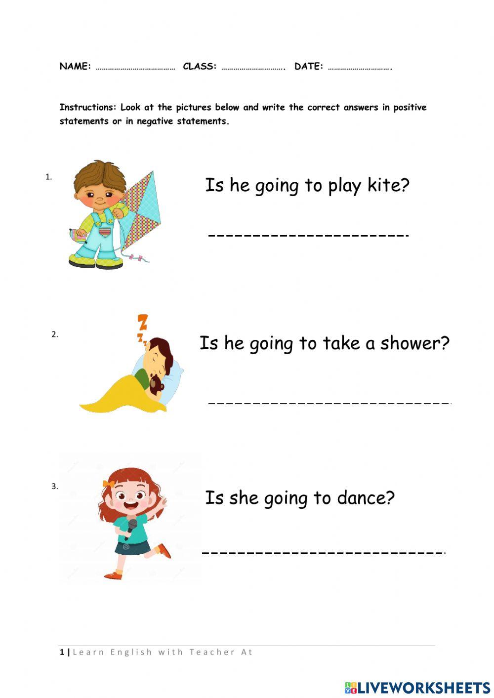 Positive statements and Negatives Statements