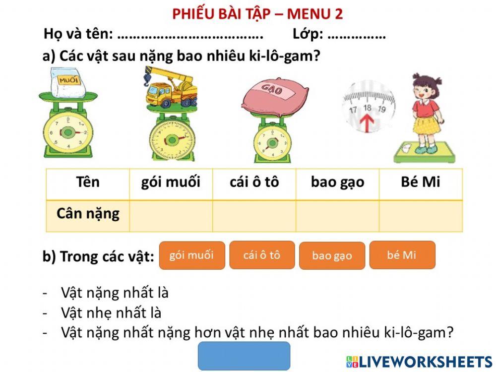 Toán-Tuần 9- Tiết 4-NV2 -Menu2
