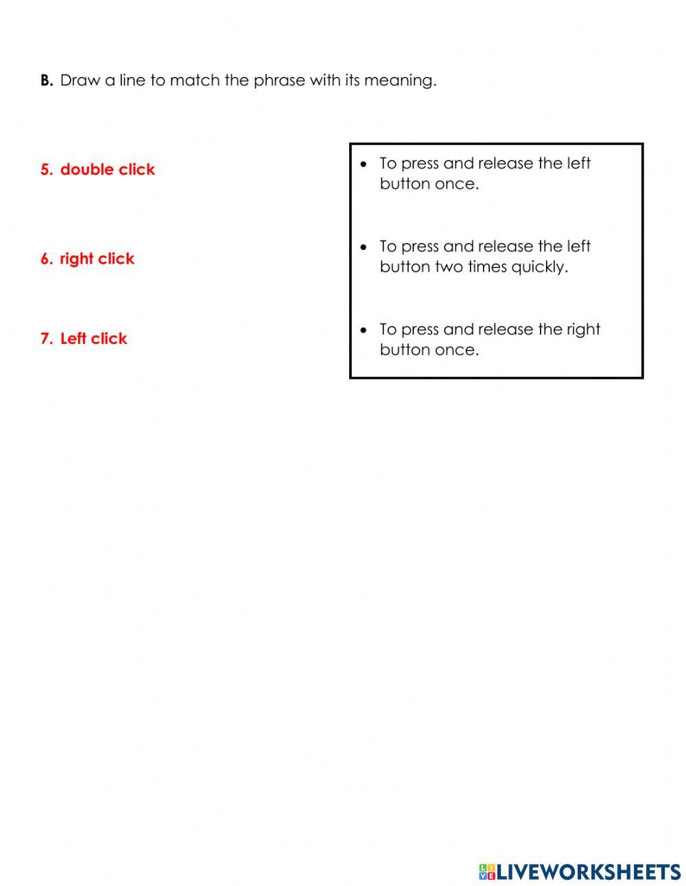 Using the Computer Mouse Grade 2