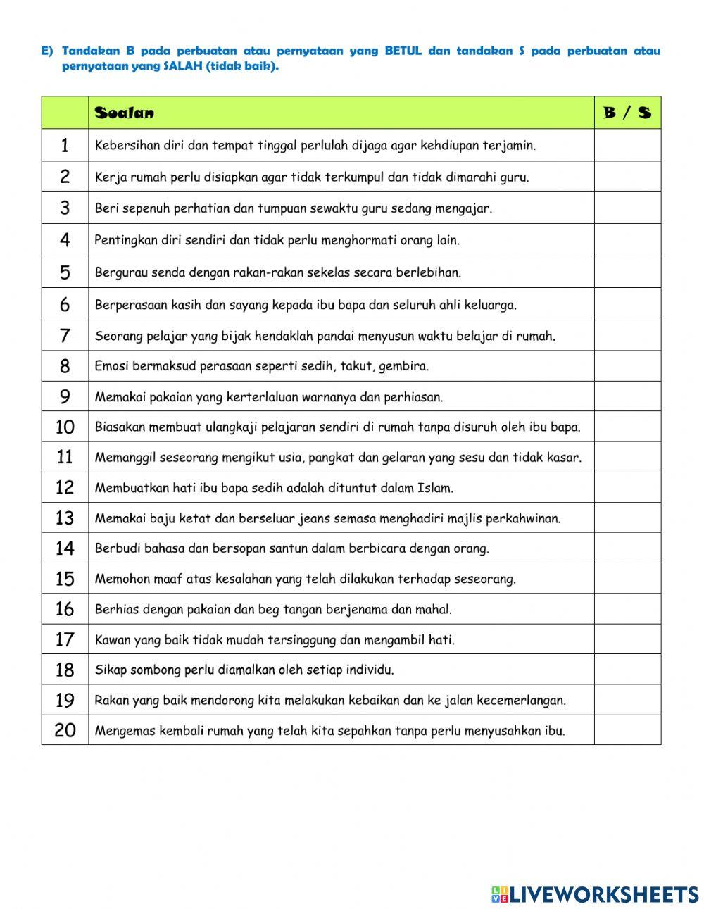 Soalan Ulangkaji MIB