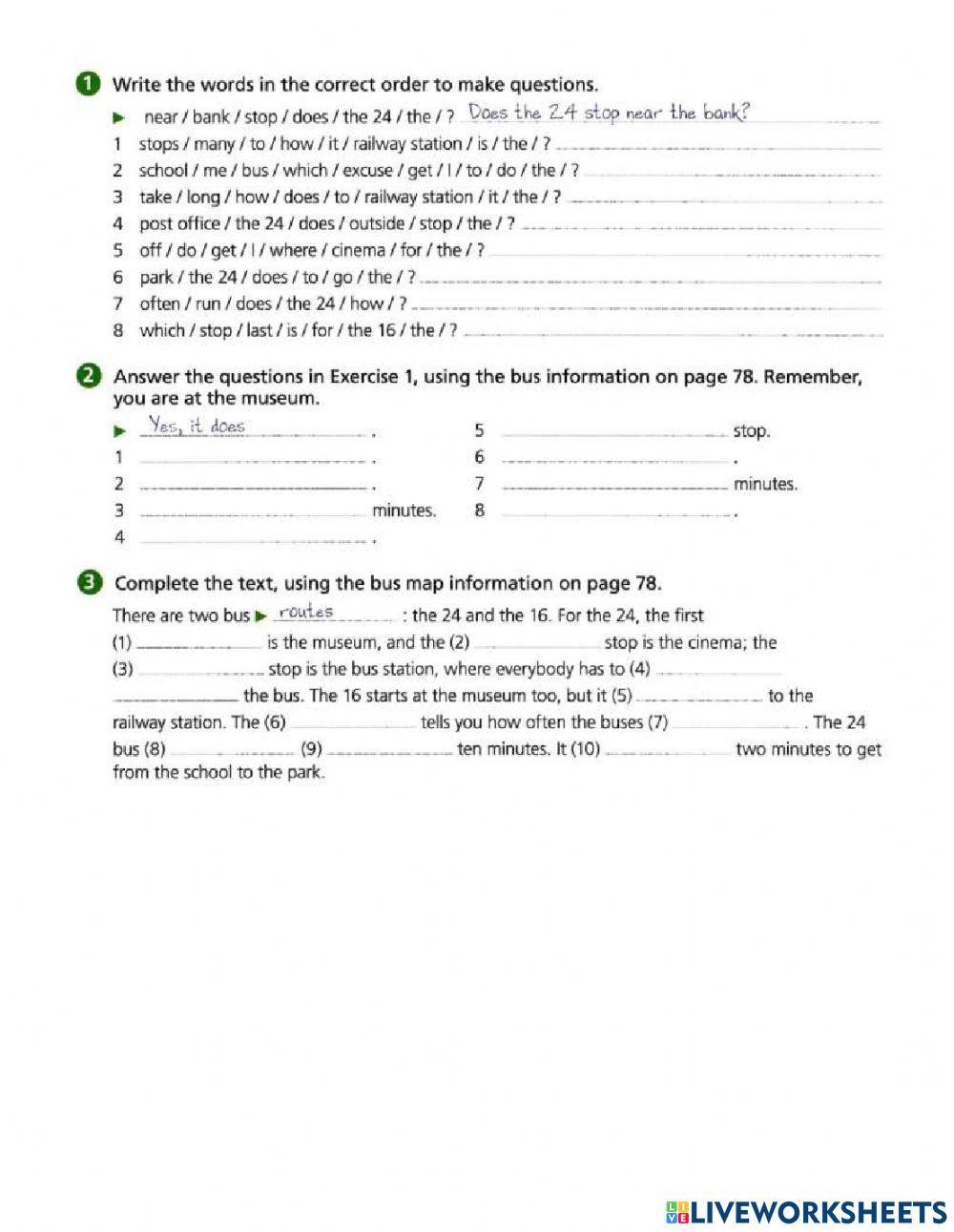 I can get around on trains and buses