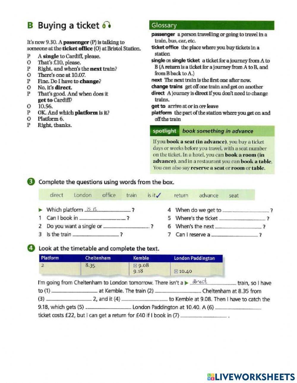 I can get around on trains and buses