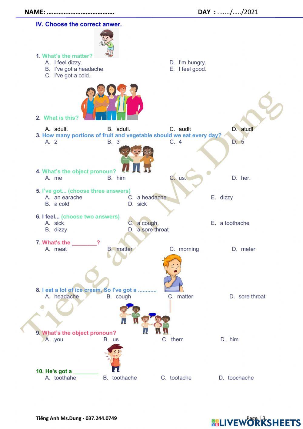 IE 4 - Unit 3 Lesson 10 Review