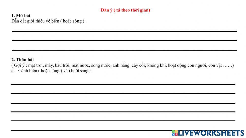 Phiếu TLV viết dàn ý thứ 5 21 - 10