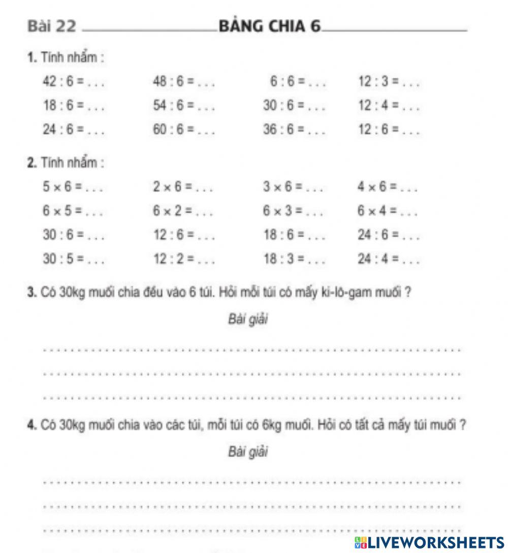 VBT Toán 3 trang 29