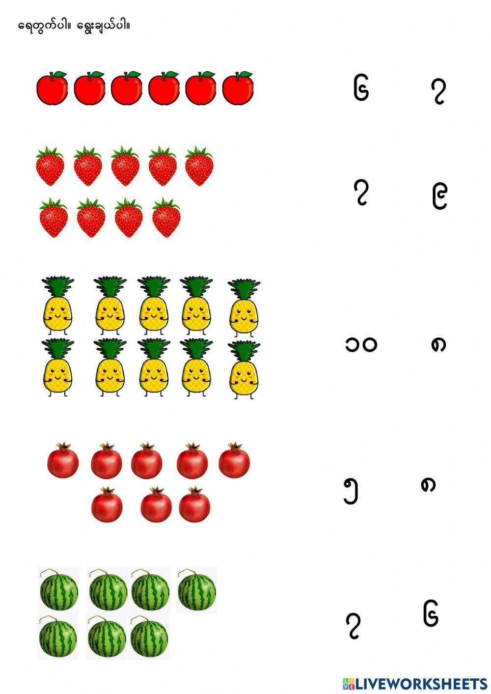 burmese-numbers