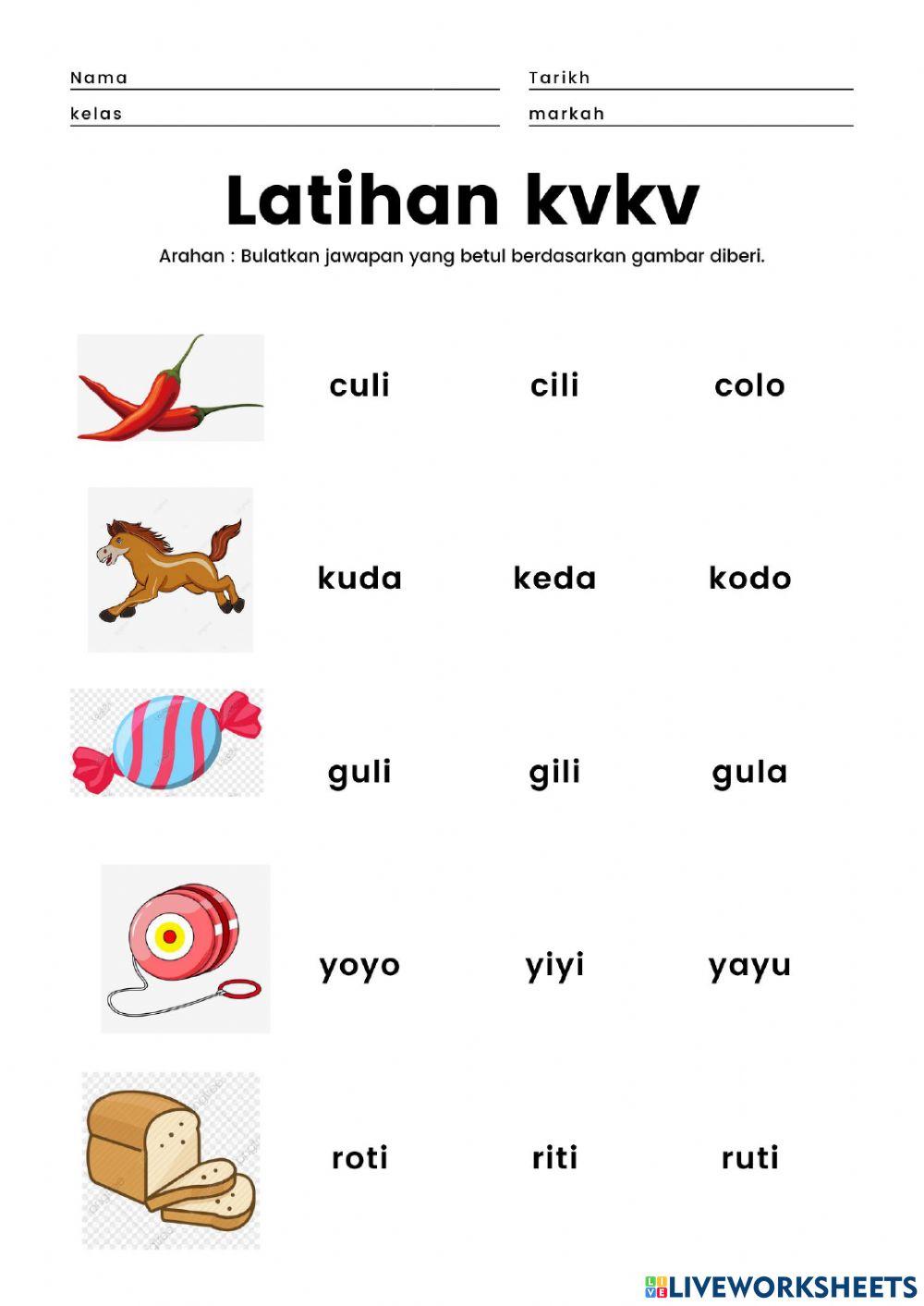 Latihan kuiz mengeja