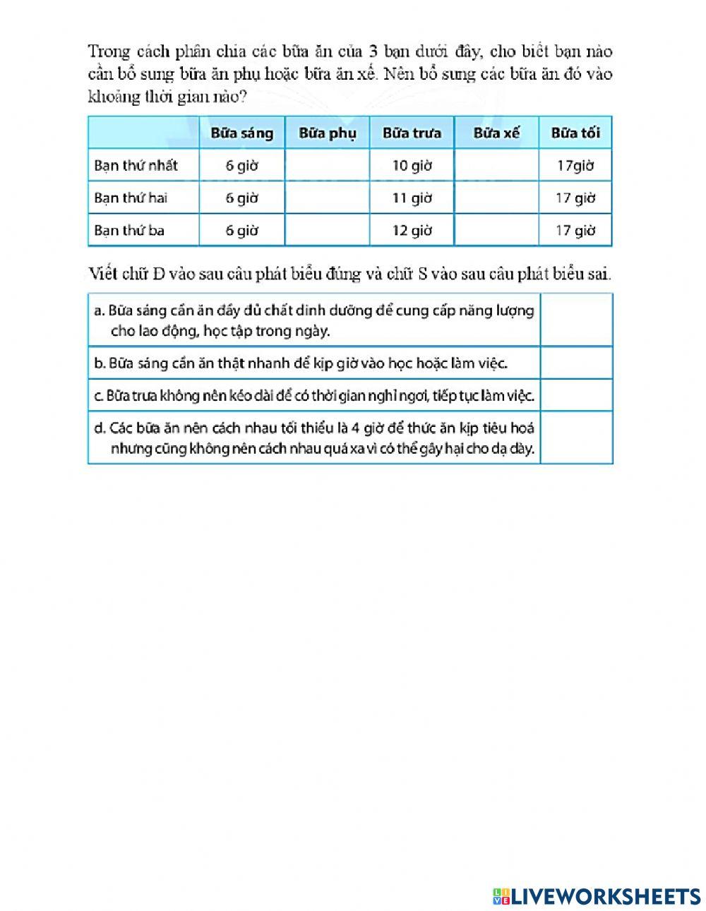 Ôn tập giữa học kì 1
