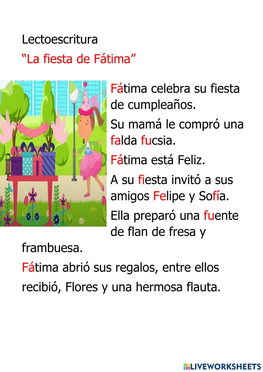 -La fiesta de Fátima-