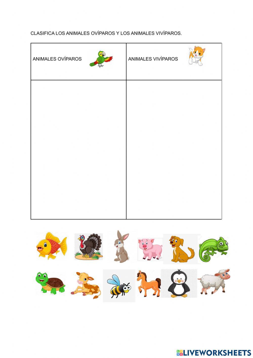 Reproducción de los animales