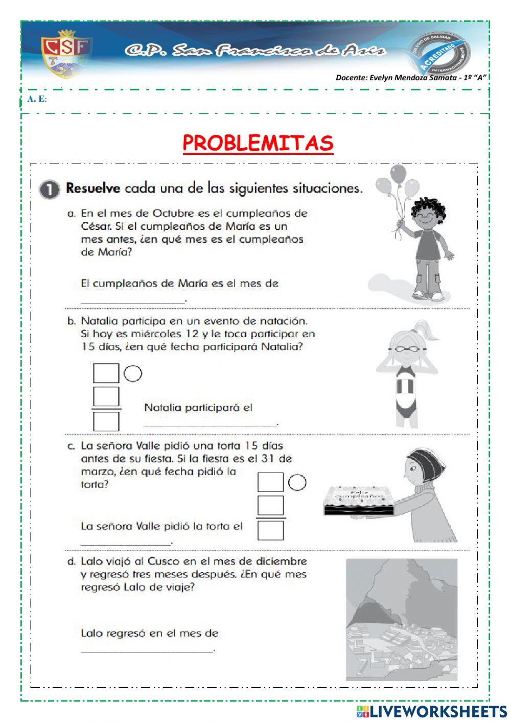 Dias y meses del año