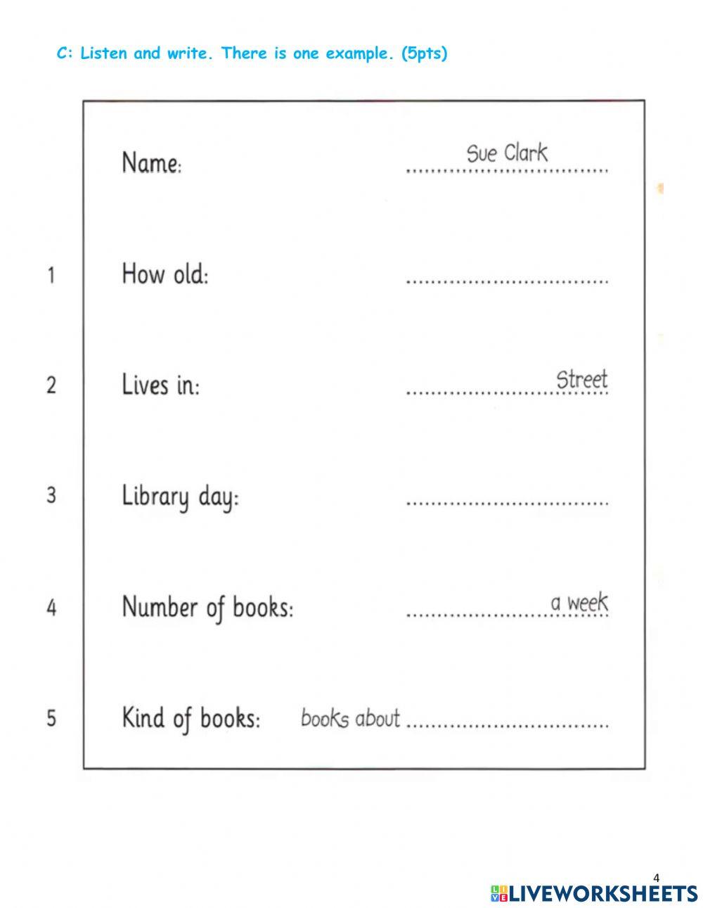 Pre-2A2 Listening FinalTest