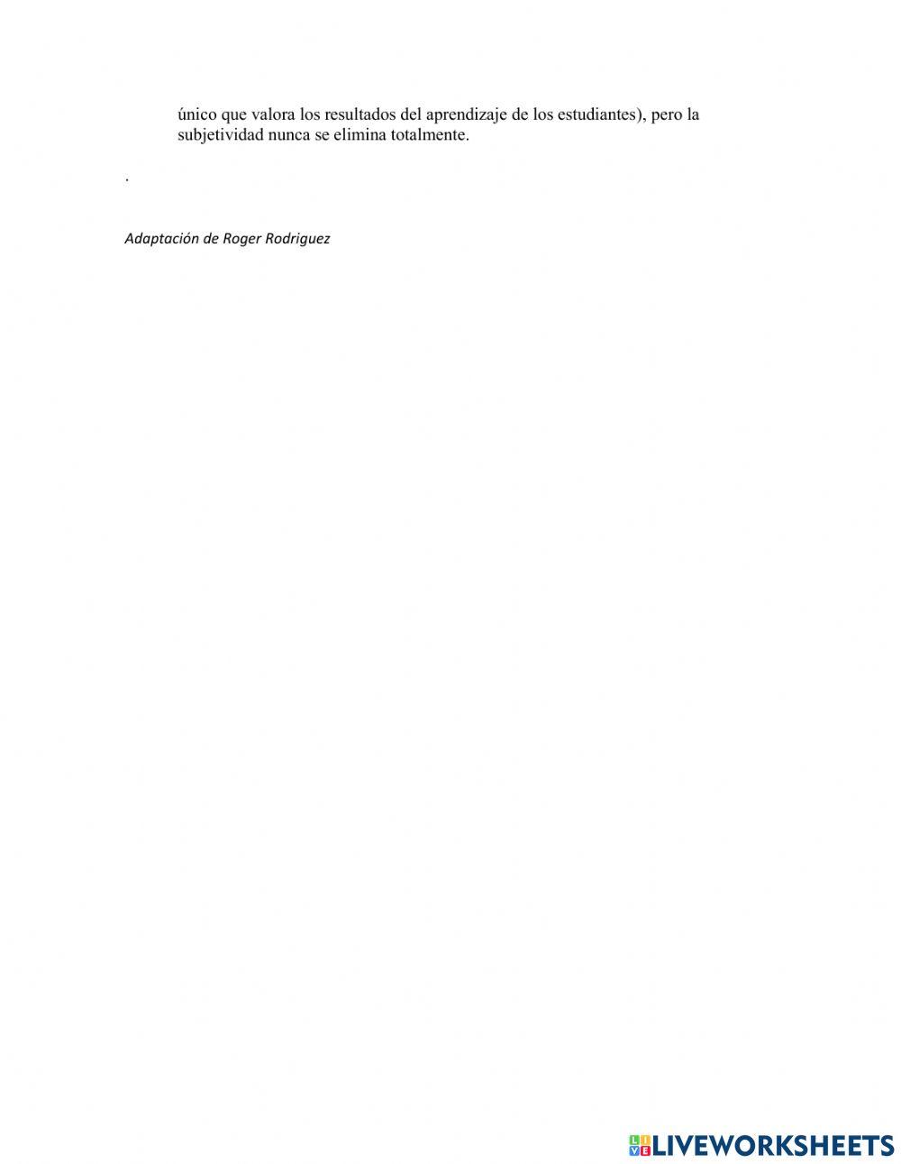 El resultado de los aprendizajes