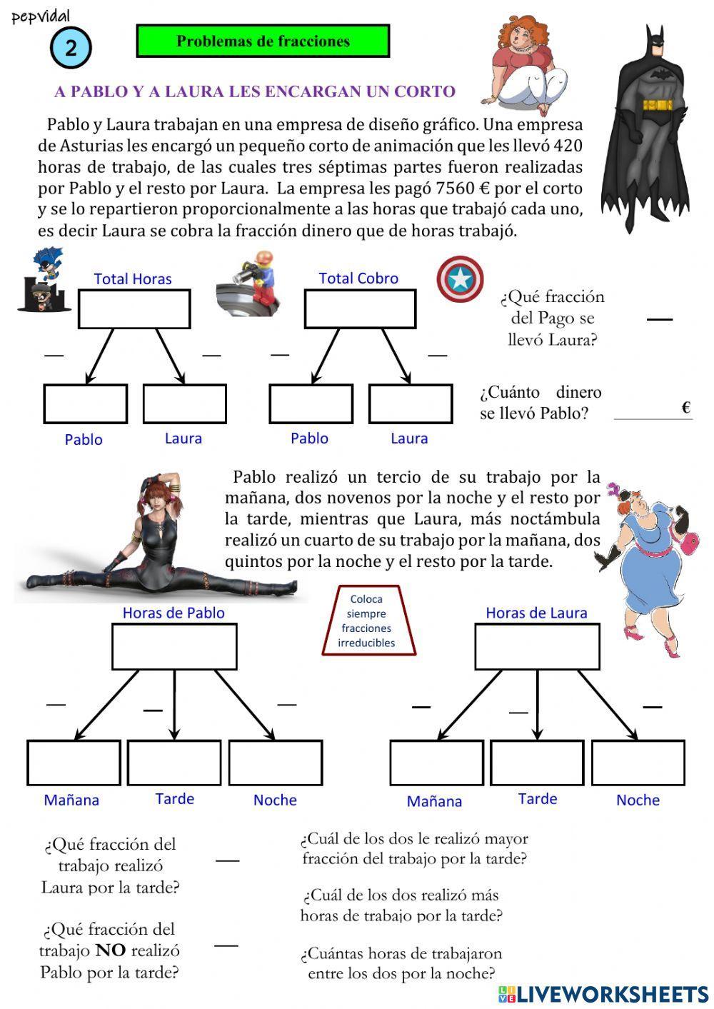 Fracciones Problemas (2)