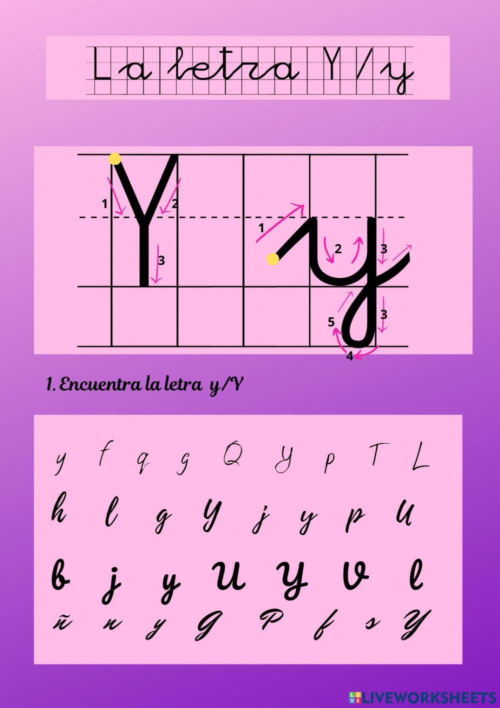 La letra Y-y La letra Y-y
