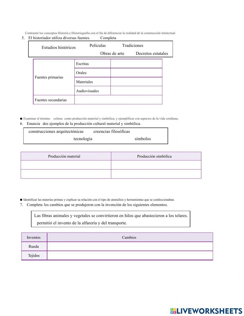 Historia 1 de Bachillerato