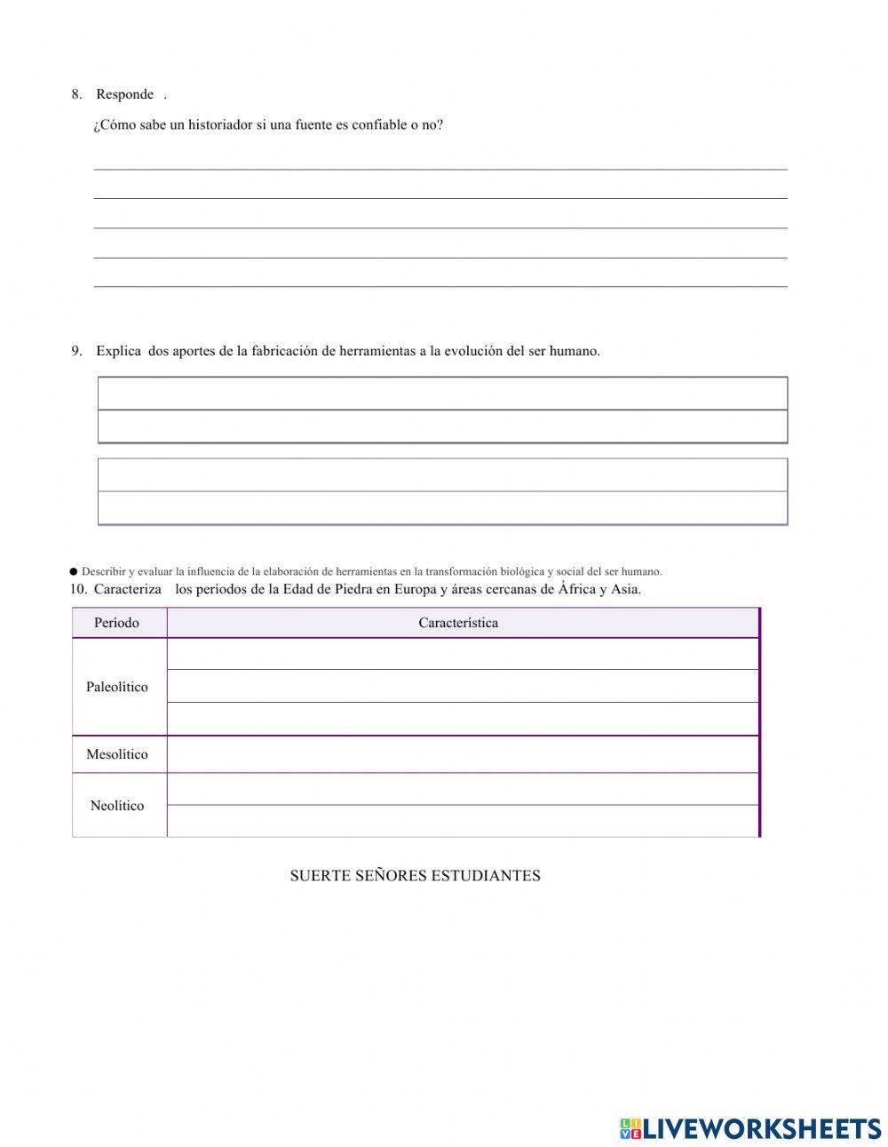 Historia 1 de Bachillerato