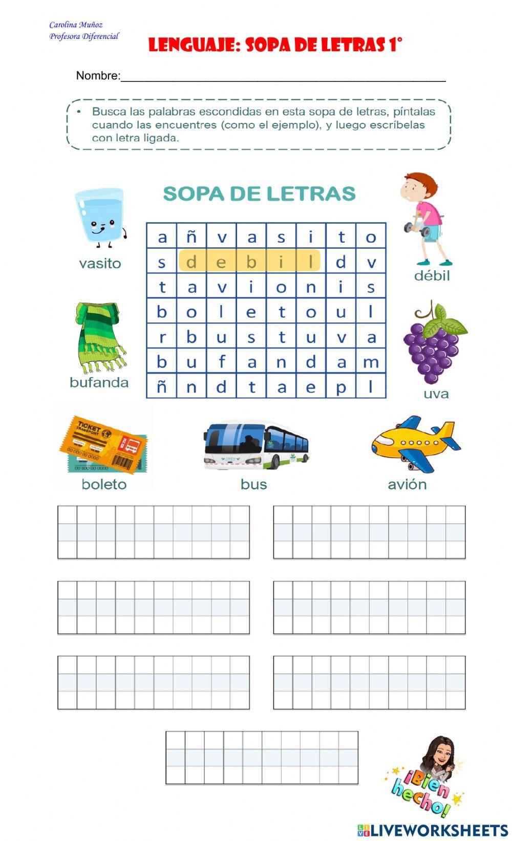 Sopa de letras