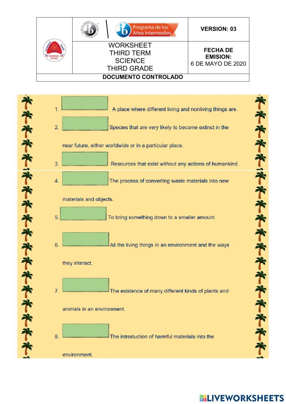 The importance of environment