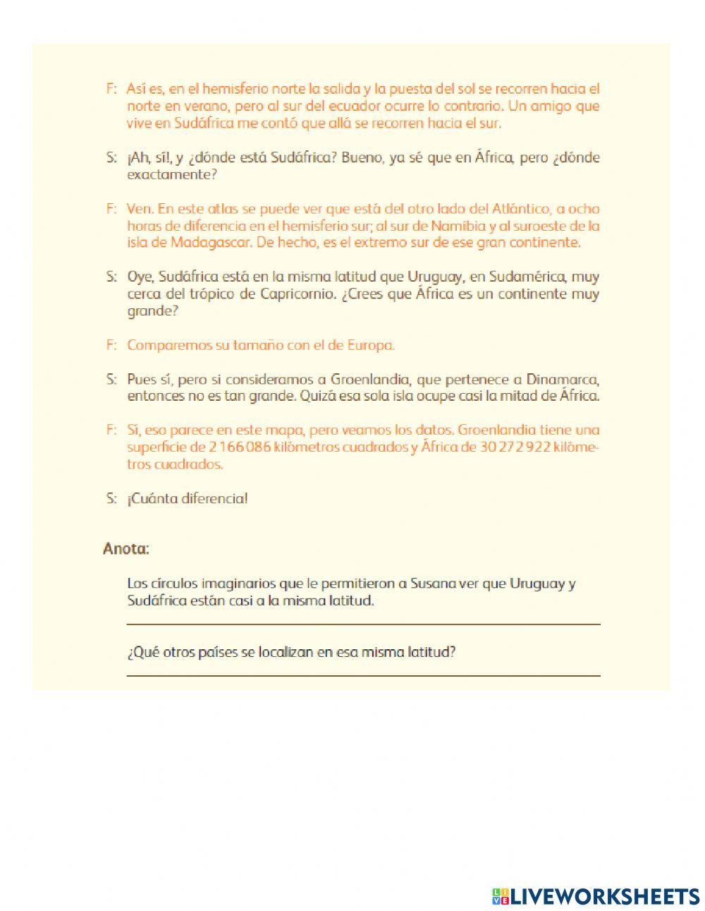 Lo que aprendí (la tierra)