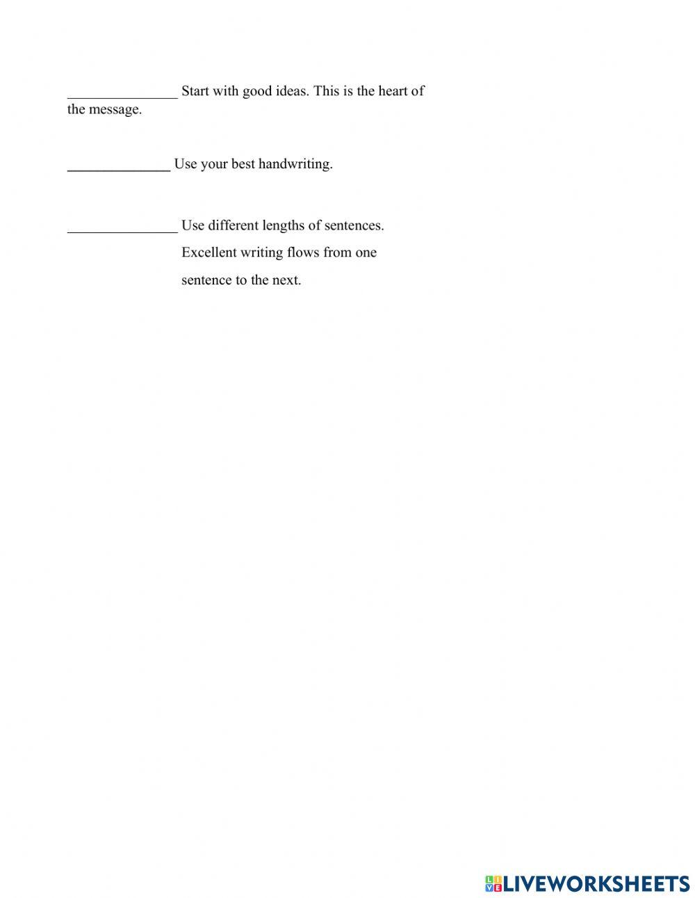 6+1 Traits of Writing