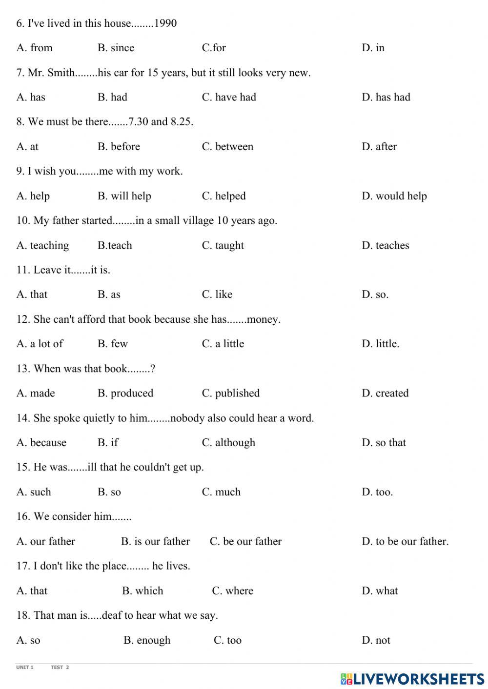 Unit 1 a visit from a pen pal