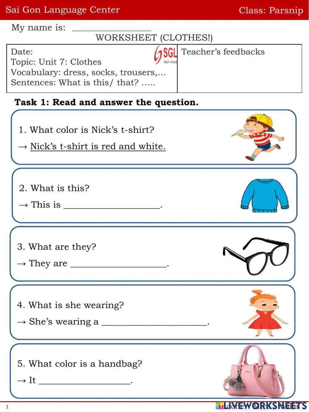 clothes-online-exercise-for-grade-3-4-live-worksheets