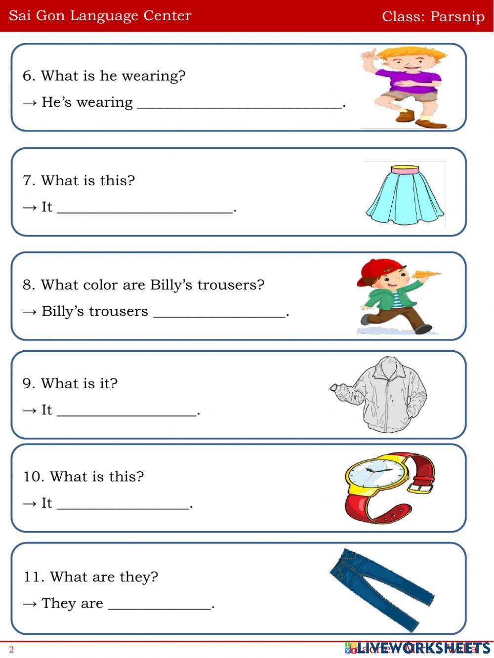 clothes-online-exercise-for-grade-3-4-live-worksheets