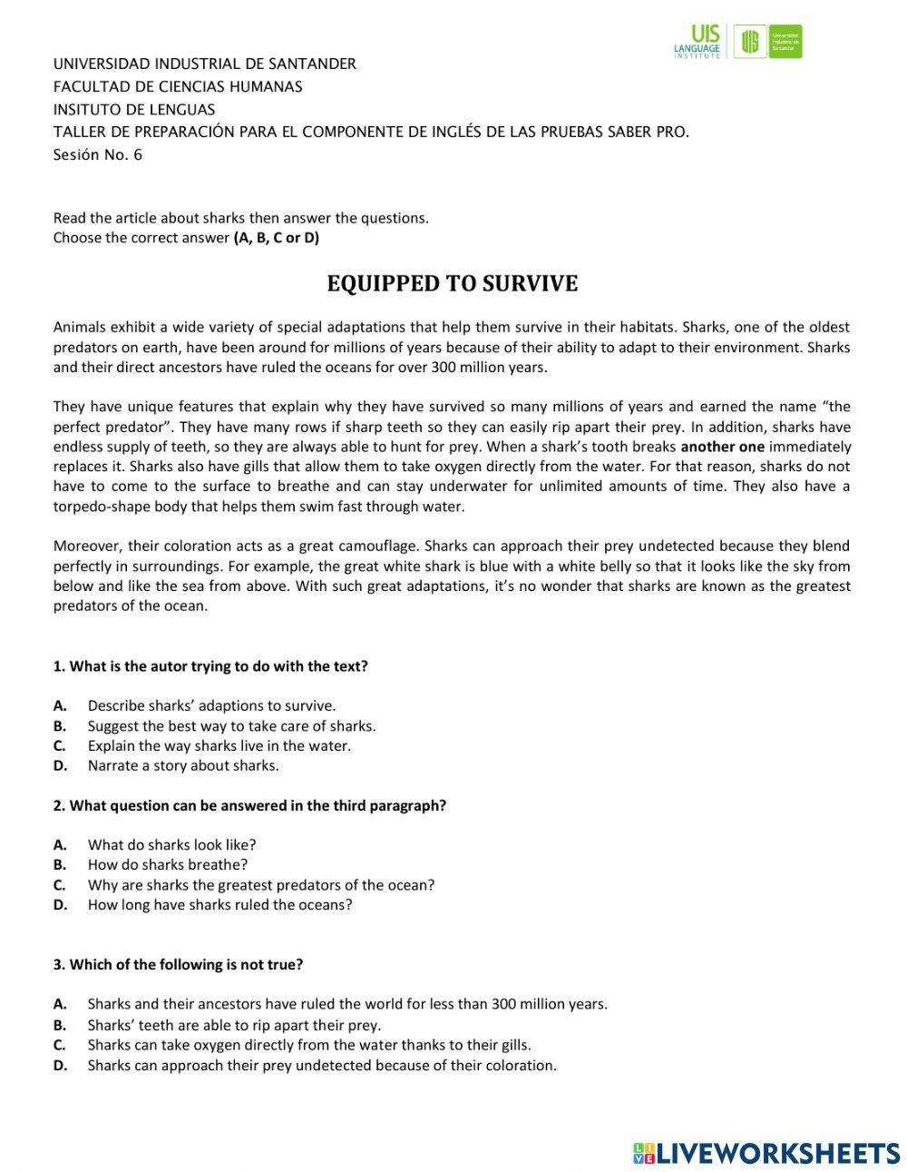 Saber pro - pràctica