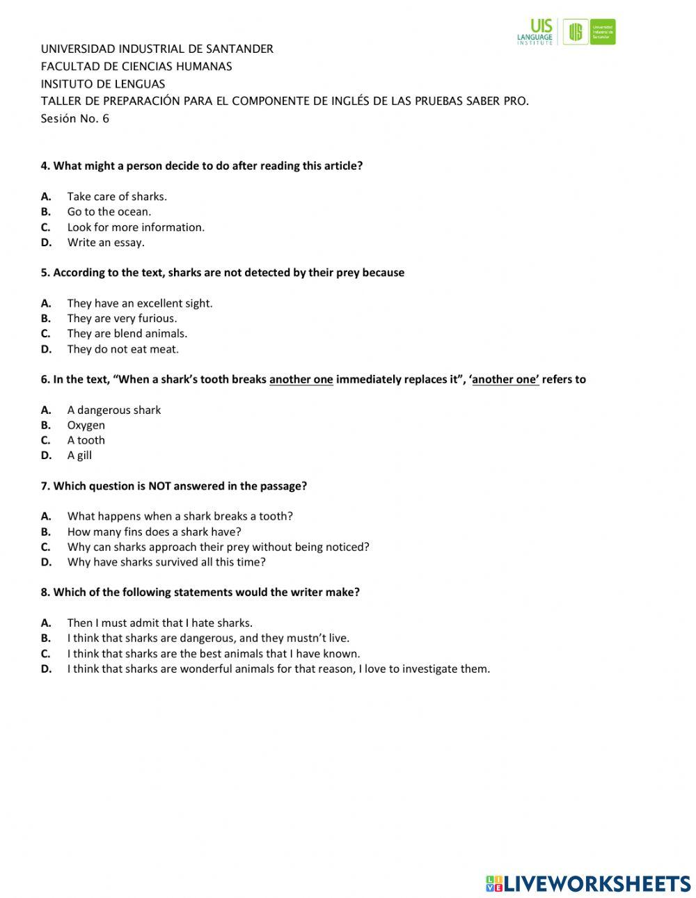 Saber pro - pràctica