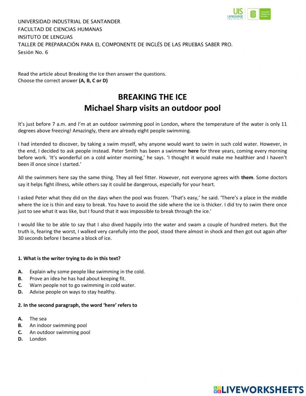 Saber pro - práctica