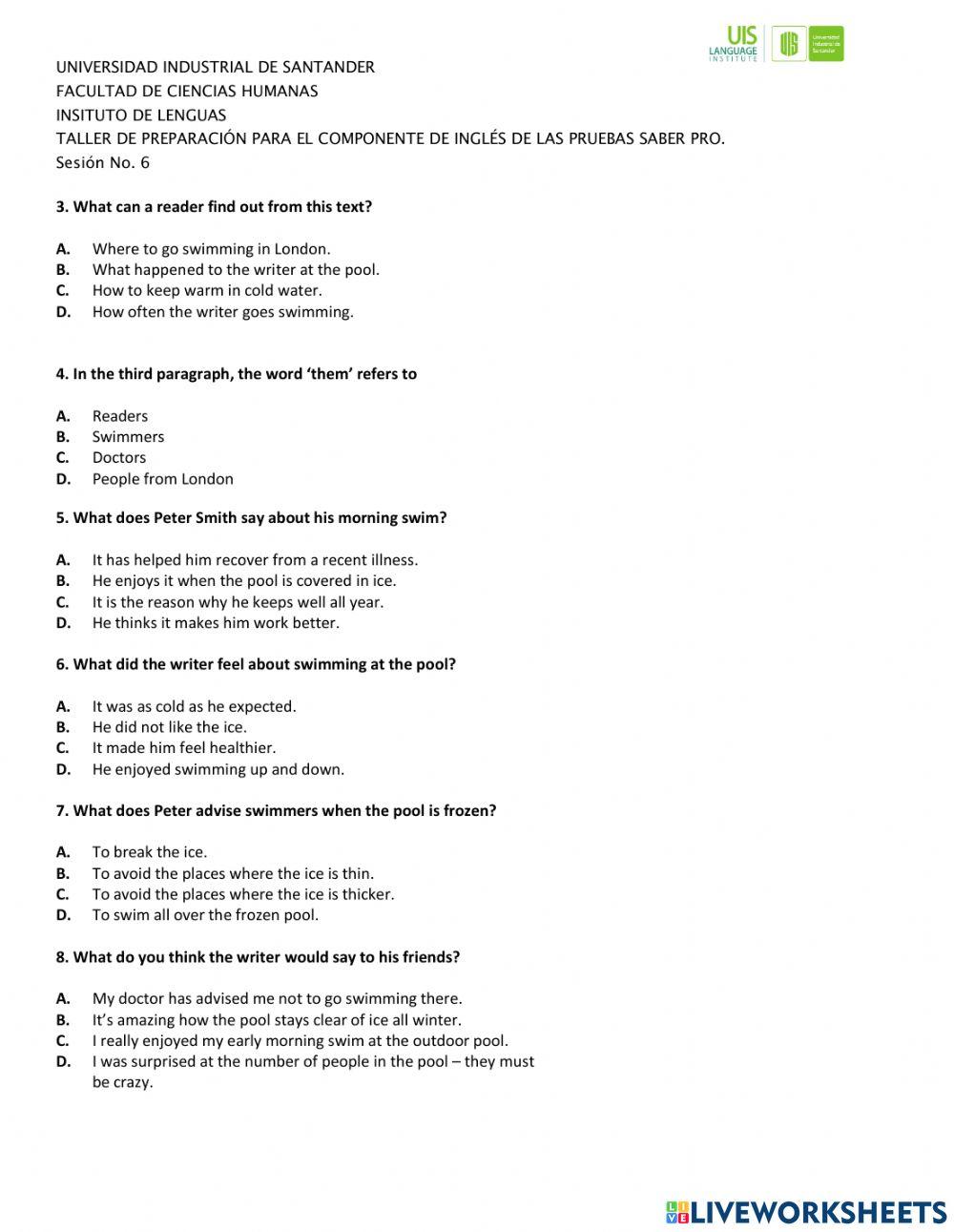 Saber pro - práctica