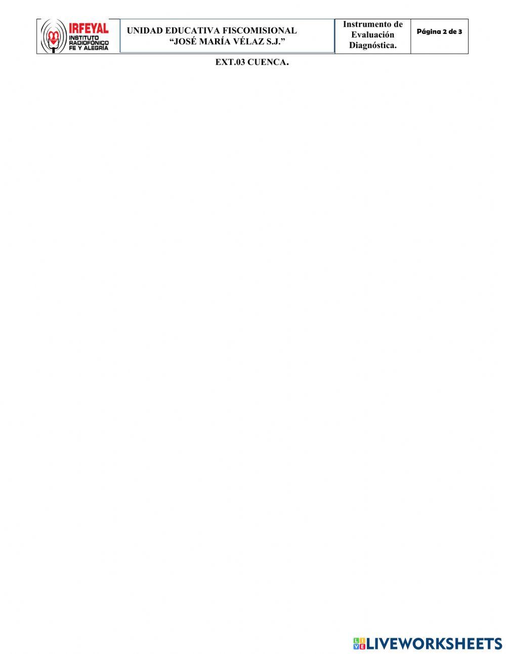 Diagnóstico tercero