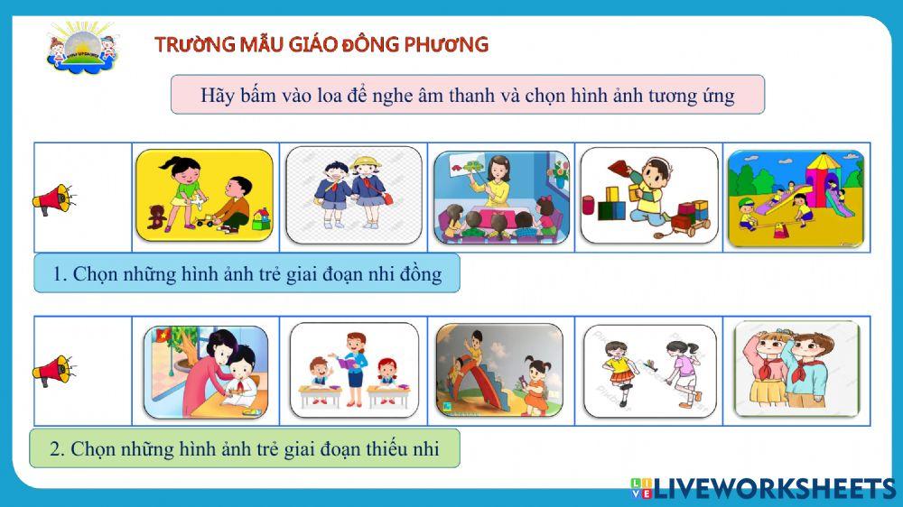 Tổng hợp sự phát triển của trẻ