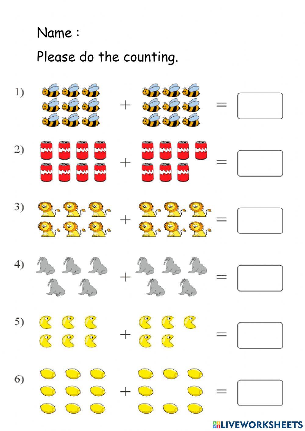 Addition within 20