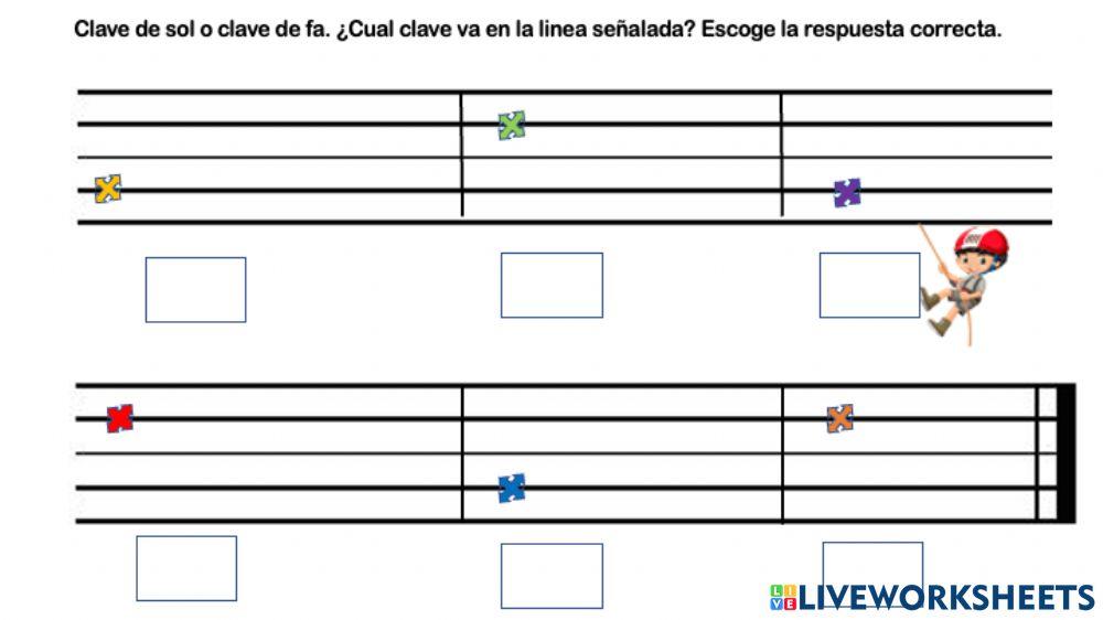 Clave de Sol o Clave de Fa