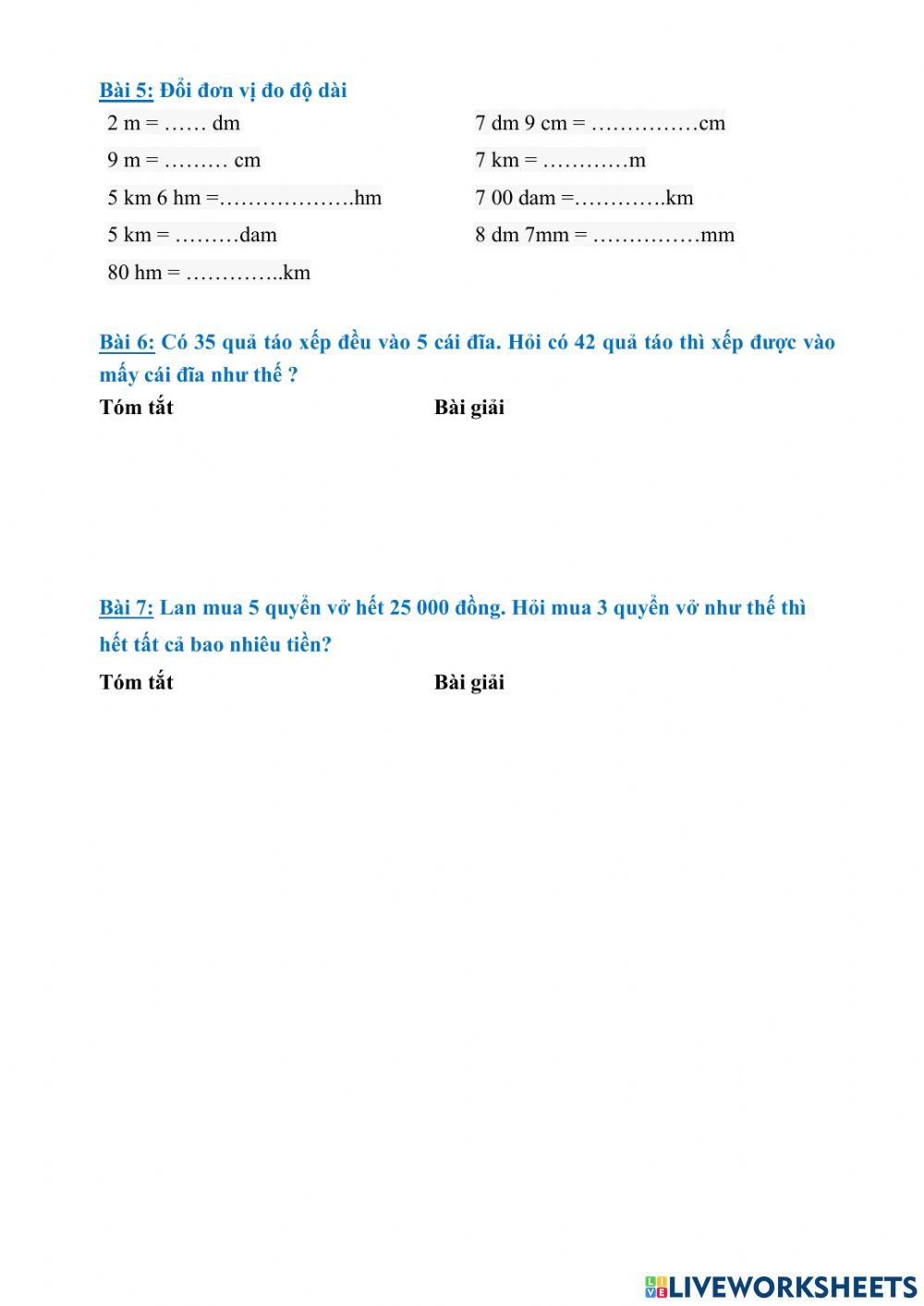 Ôn tập toán 4-tuần 2