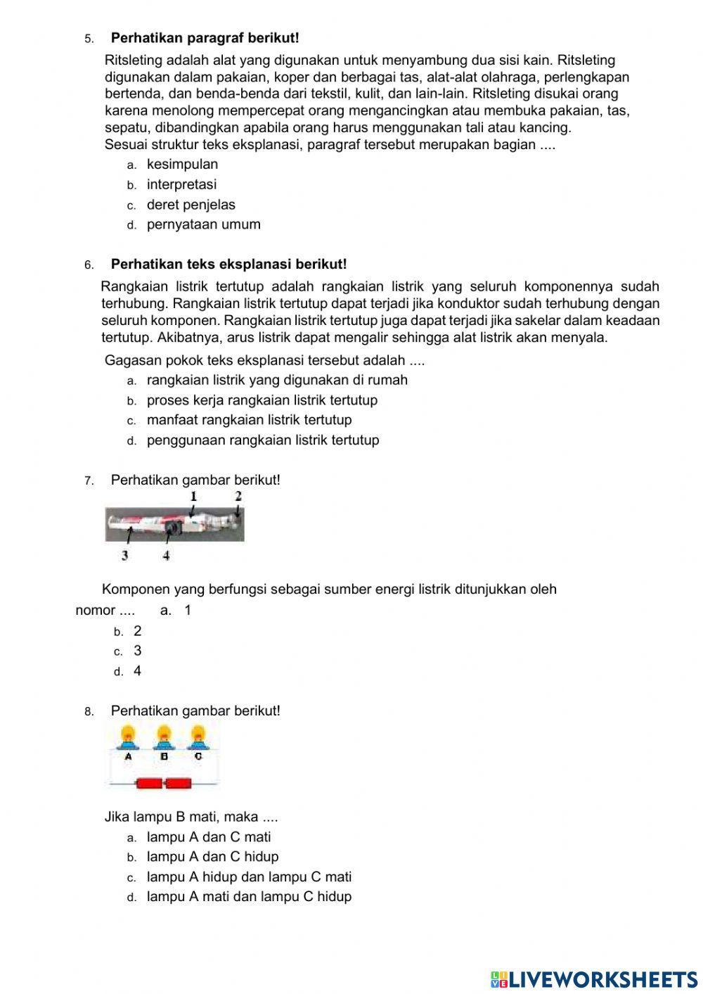 Tema 3 subtema 1 kelas 6