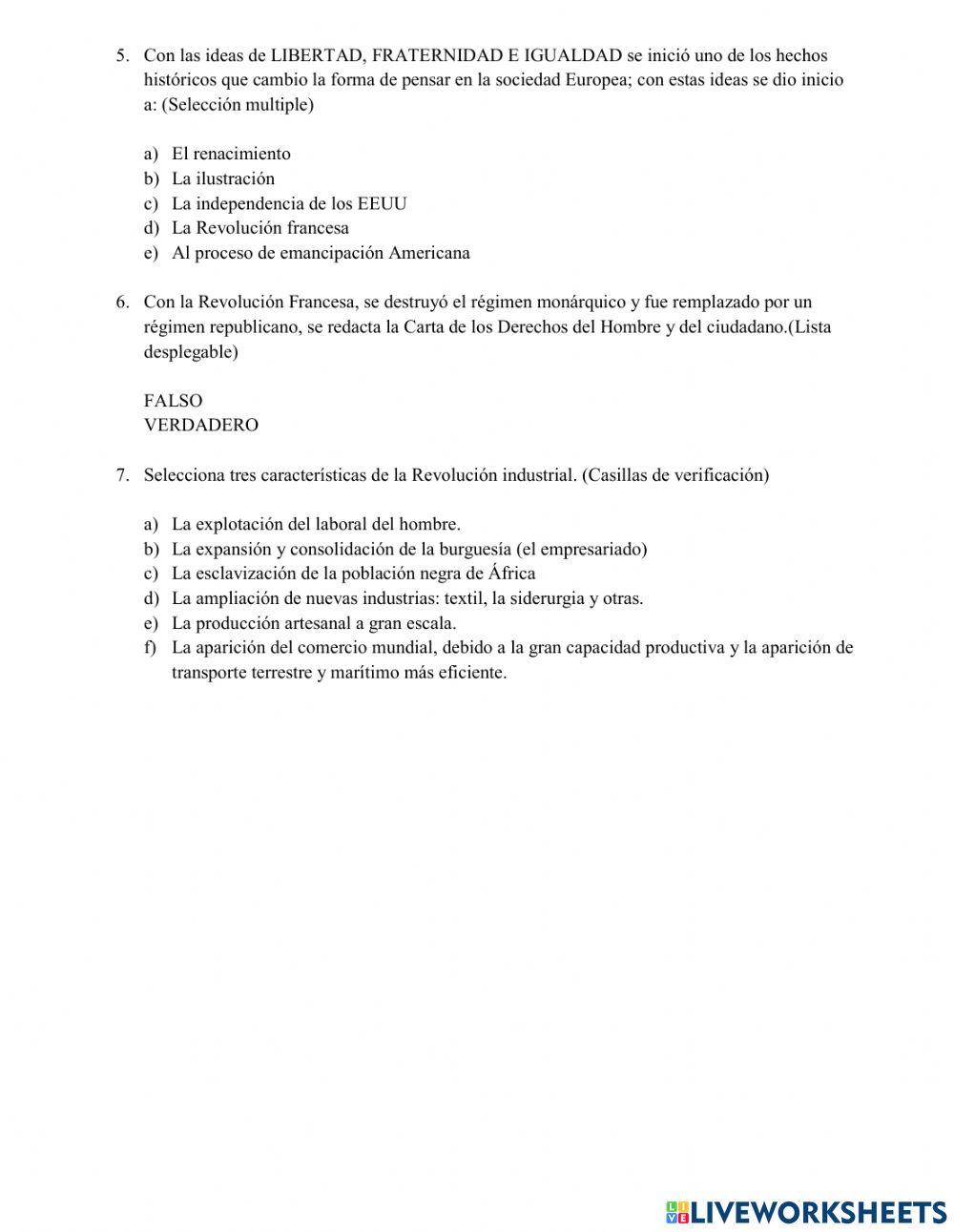 Influencias ideológicas para la emancipación de los pueblos americanos
