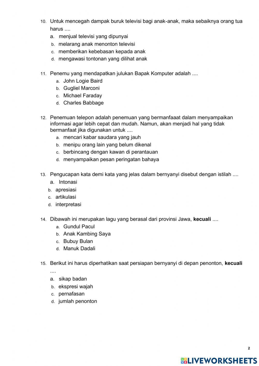 Tema 3 subtema 2 kelas 6