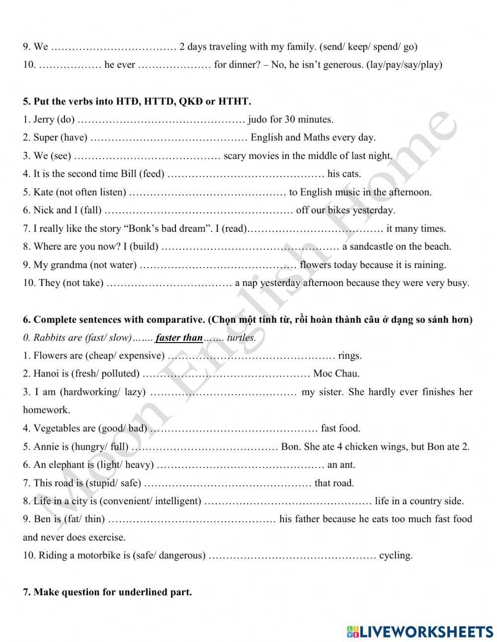 Grade 5 September test.2021