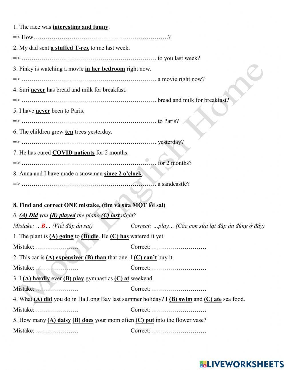 Grade 5 September test.2021