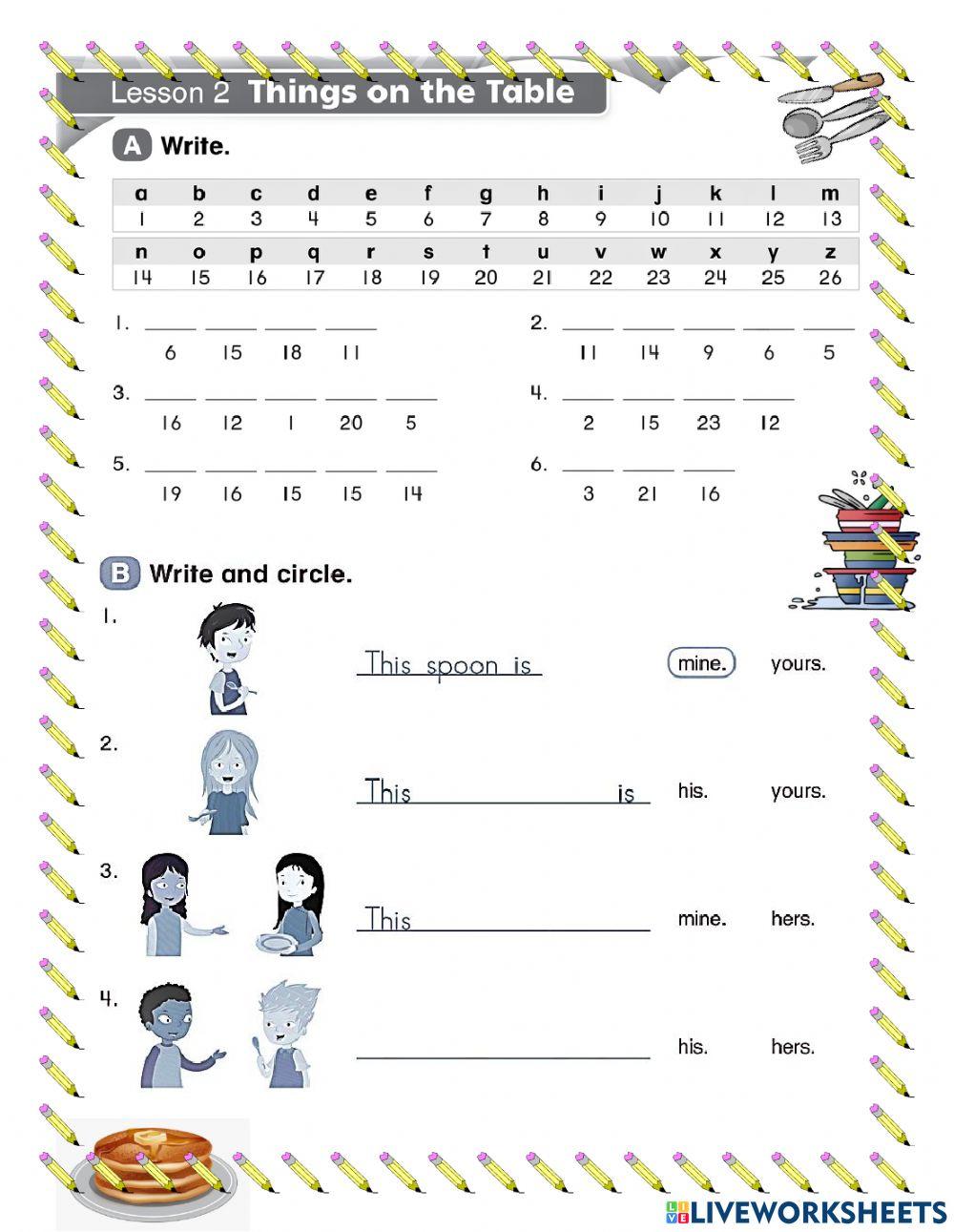 Everybody up 3 unit 4 lesson worksheet live worksheets 45 off