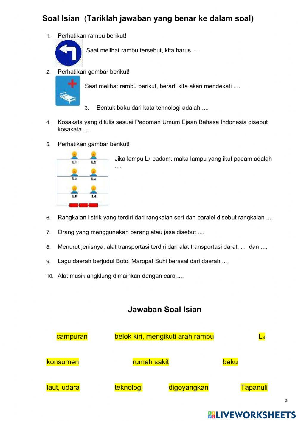 Kelas 6 tema 3 subtema 3